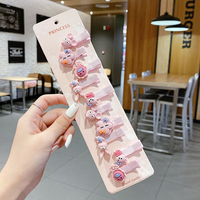 JMT-783754 Cartoon Animal Duckbill Clip Bangs Hairpin Set for Kids - 15 Cute Styles