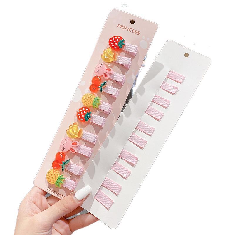 JMT-783754 Cartoon Animal Duckbill Clip Bangs Hairpin Set for Kids - 15 Cute Styles