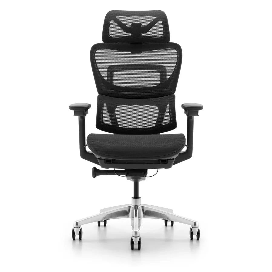 JMT-783818 Ergonomic Adjustable Swivel Office Chair with Mesh Back and Locking Wheels