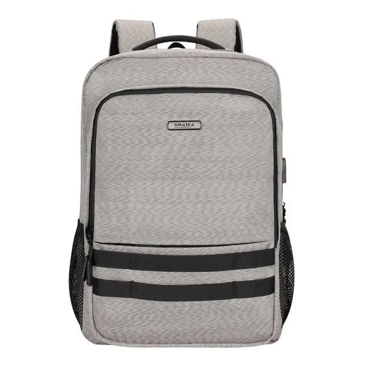 JMT-784394 Large Capacity Waterproof Laptop Backpack for Men with USB Charging Port