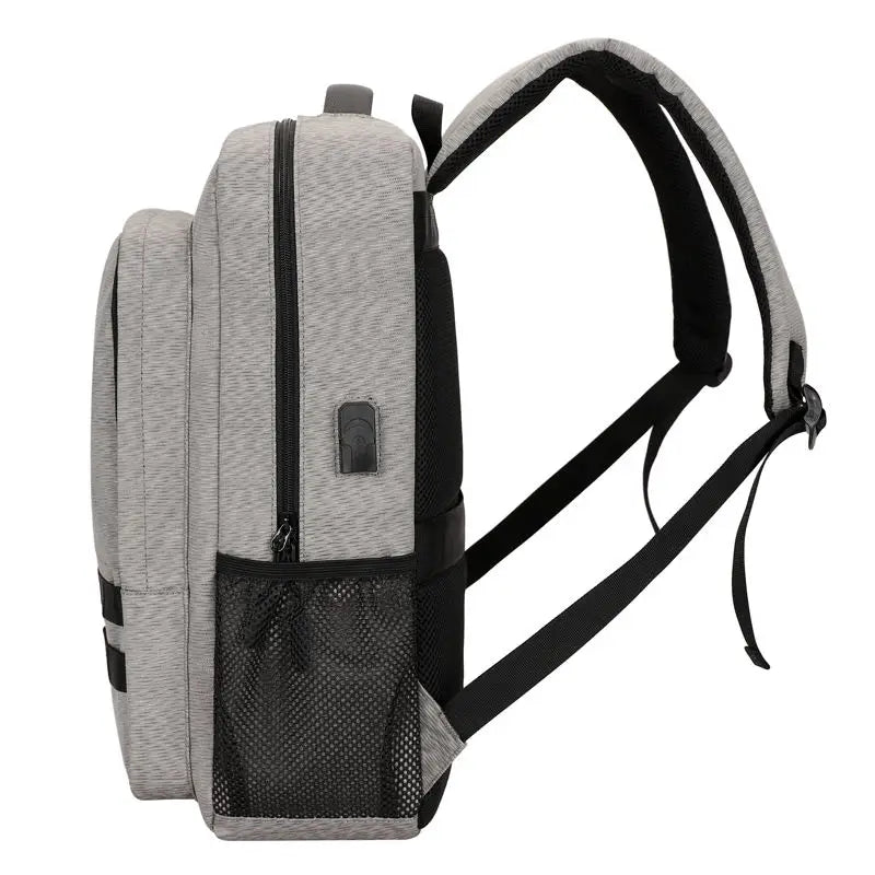JMT-784394 Large Capacity Waterproof Laptop Backpack for Men with USB Charging Port