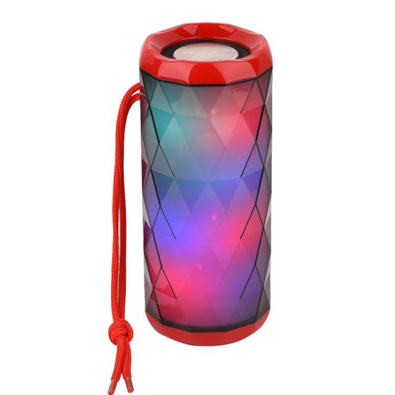 JMT-784394 Portable Outdoor LED Bluetooth Speaker with Multi-Flash Light and FM Radio Support