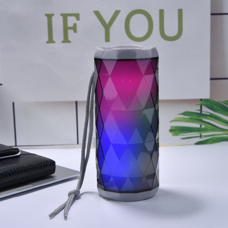 JMT-784394 Portable Outdoor LED Bluetooth Speaker with Multi-Flash Light and FM Radio Support