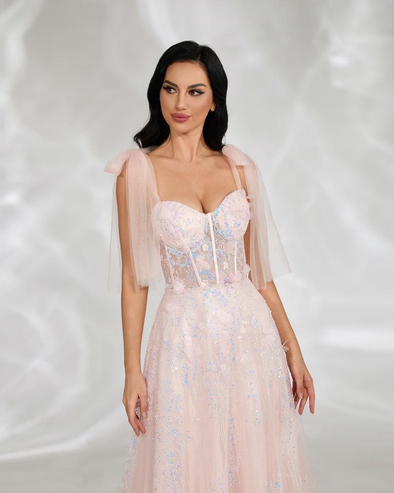 JMT-784458 Elegant Pink Evening Dress for Women - Stunning SH0133 Design