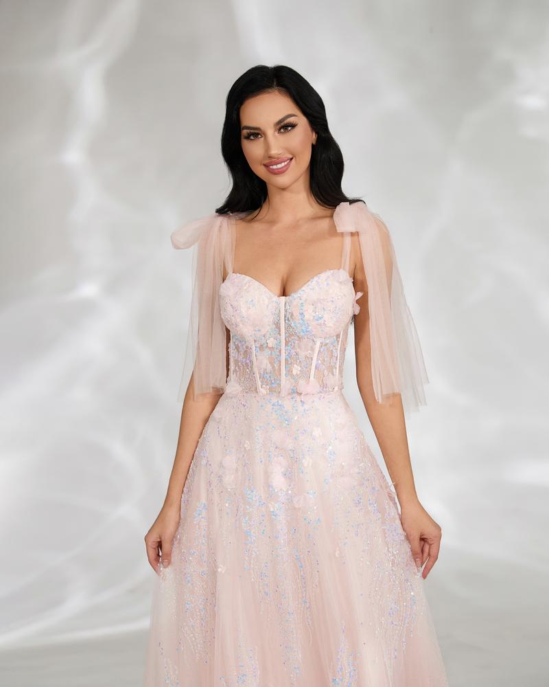 JMT-784458 Elegant Pink Evening Dress for Women - Stunning SH0133 Design