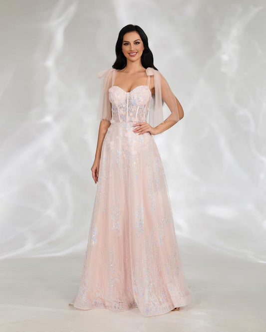 JMT-784458 Elegant Pink Evening Dress for Women - Stunning SH0133 Design