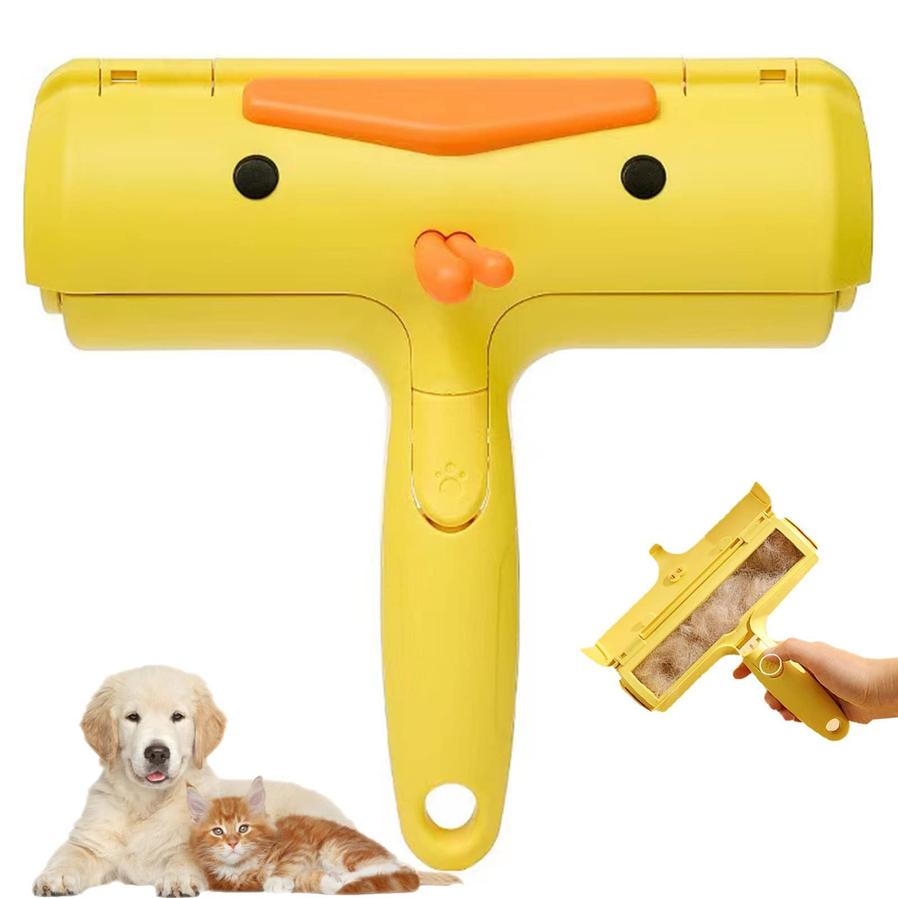 JMT-784458 Reusable Pet Hair Remover for Furniture, Bedding, and Car - Multi-Surface Lint Roller and Two-Way Fur Cleaning Tool