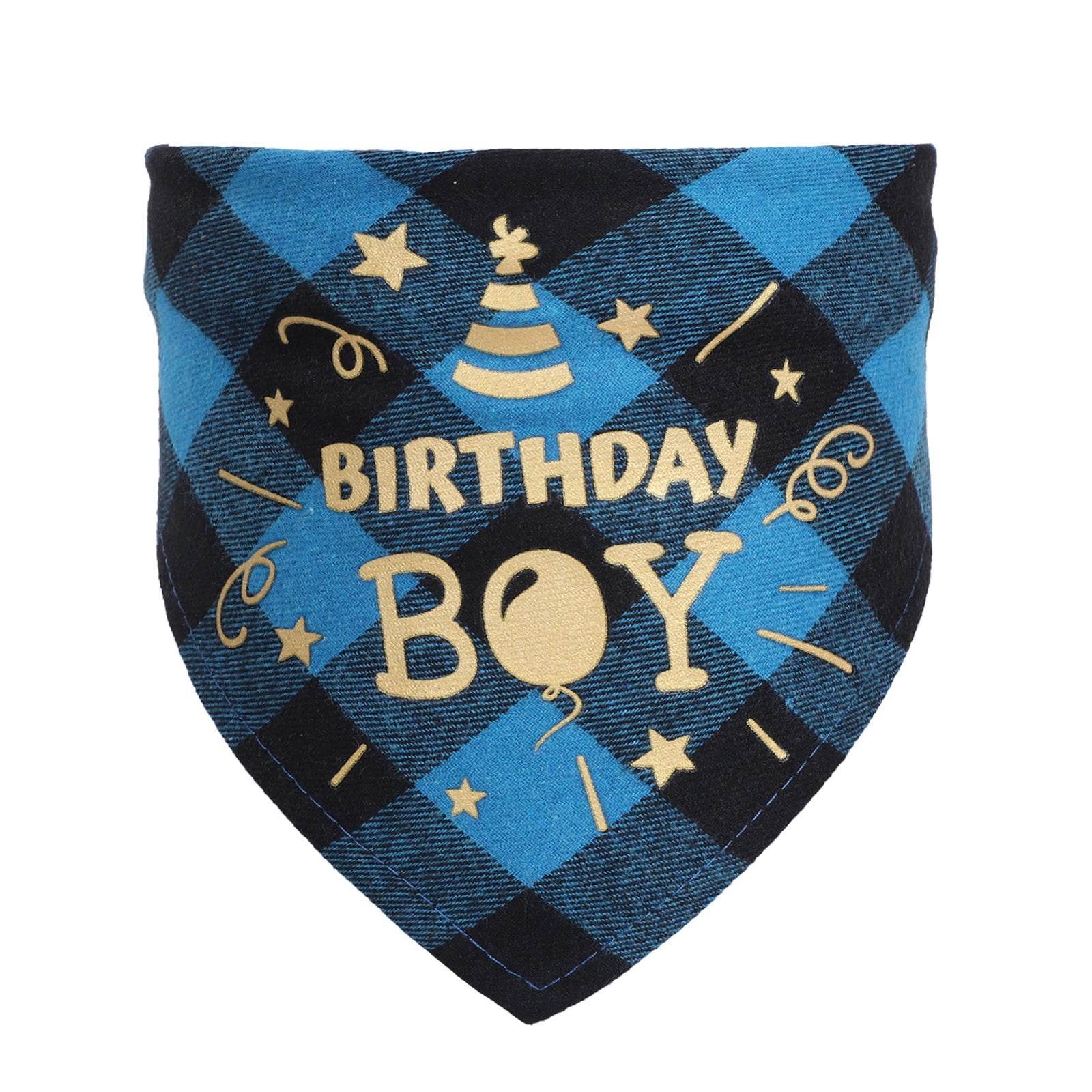 JMT-784842 Cotton Check Scarf for Pets - Comfortable Accessory for Dogs and Cats Year-Round