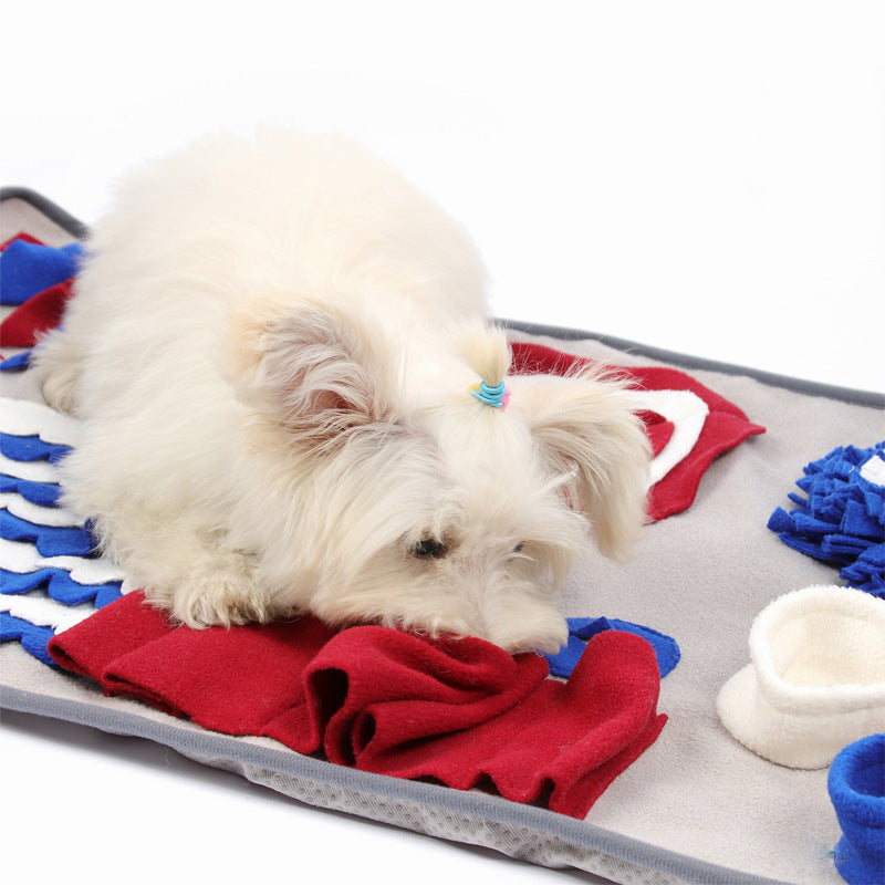 JMT-785354 Bite-Resistant Pet Sniffing Pad for Dog Training - Available in Light Blue, Pink, Dark Blue