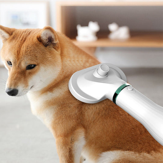 JMT-785610 Ergonomic Pet Hair Dryer Comb with Retractable Design and Adjustable Heat Settings