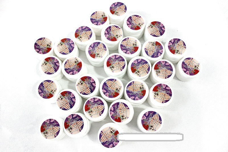 JMT-785674 Solid Color UV Nail Polish with Color Glue - 36 Shades of Solid, Glitter, and Sequin Options