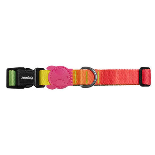 JMT-785866 Gradient Color Nylon Dog Collar with Patented Design for Unique Style