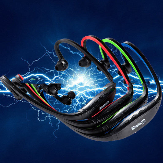 JMT-785866 Wireless Sports Stereo Bluetooth Headset with NFC, Voice Control, and Multipoint Connection - S9 Model