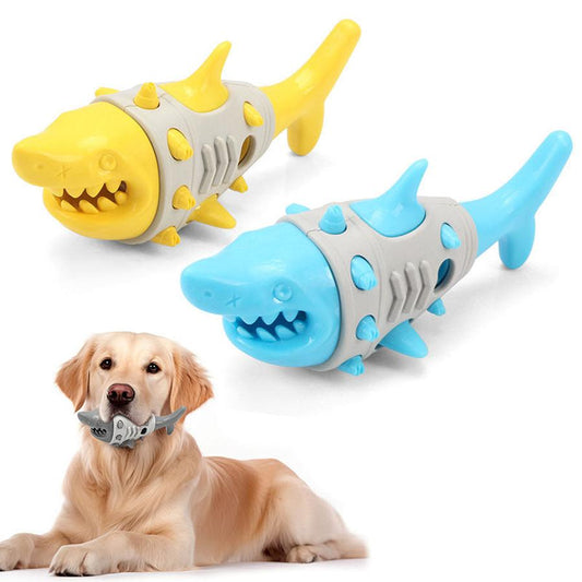 JMT-786506 Durable Dog Teething Toy with Shark-Tooth Design for Effective Cleaning and Bite Resistance