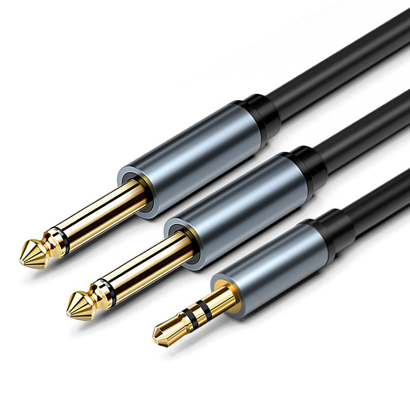 JMT-786698 3.5mm to 6.5mm Audio Cable, Male-to-Male Dual Core for Audio Devices