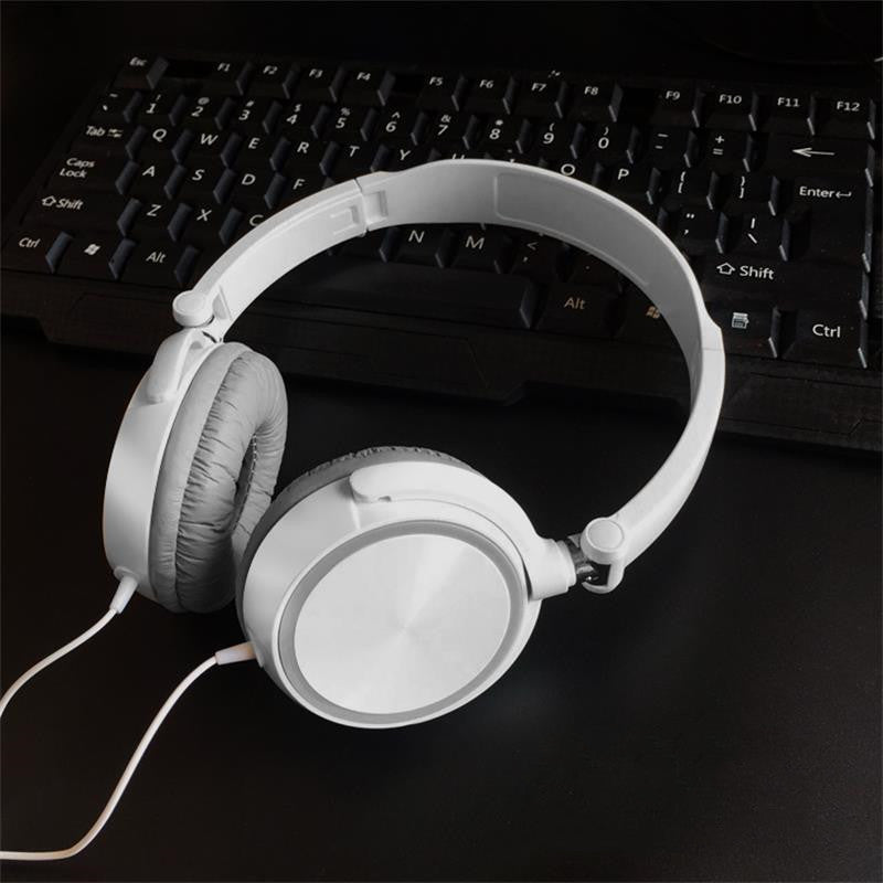 JMT-786698 Wired Bass Headphones with In-Line Microphone and 1.2m Cable - Excellent Sound Quality