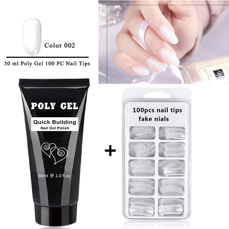 JMT-786826 Phototherapy Crystal Nail Extension Glue and Mold Set