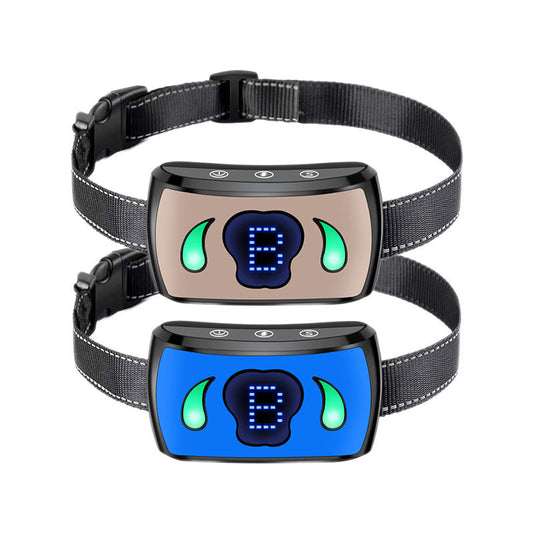 JMT-787338 Rechargeable Waterproof Dog Bark Control Collar with Adjustable Sensitivity