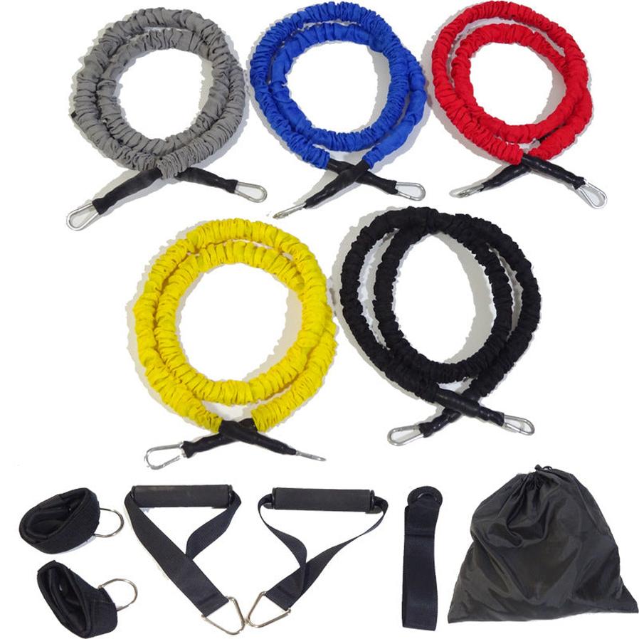 JMT-787722 Latex Resistance Band Set for Indoor Fitness and Sports Training