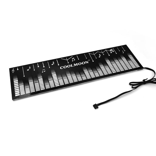 JMT-787786 RGB Power Supply Bay Light Board for Chassis and Graphics Card Highlighting, DC5V, 300mm x 86.8mm, Small 4PIN Interface