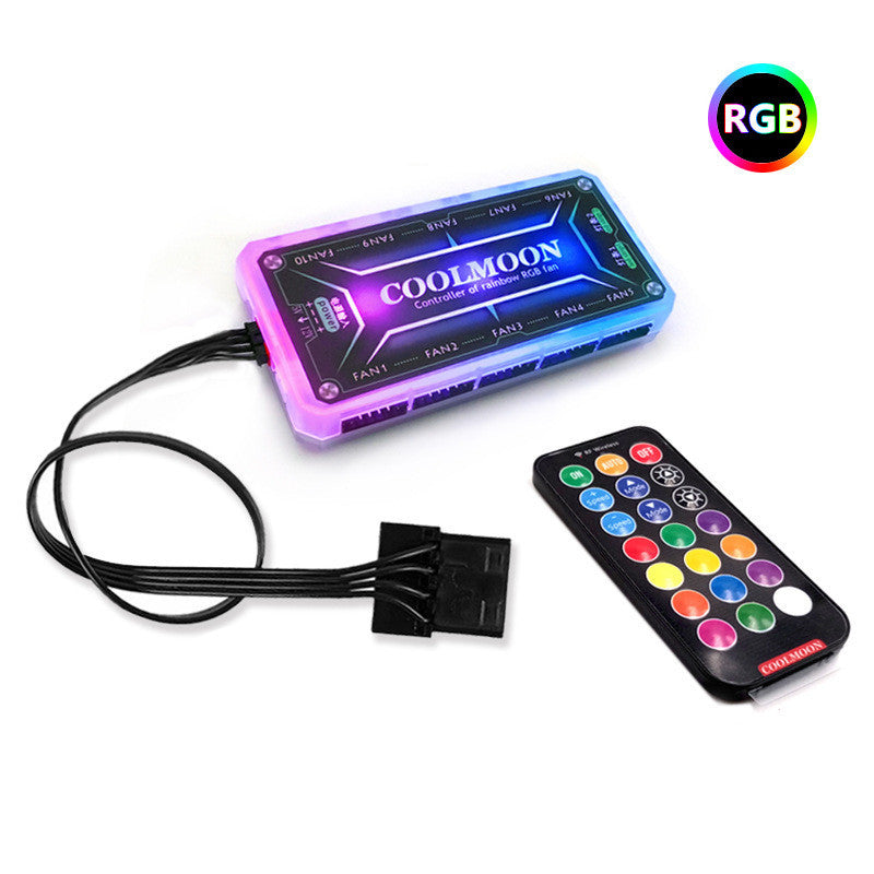 JMT-787786 RGB Power Supply Bay Light Board for Chassis and Graphics Card Highlighting, DC5V, 300mm x 86.8mm, Small 4PIN Interface