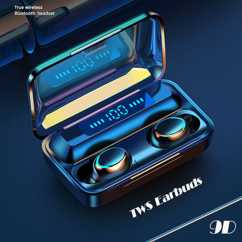 JMT-788170 Bluetooth Headset with Digital Display, 10m Range, Voice Control, Call Function, Music Support, Multi-Point Connection