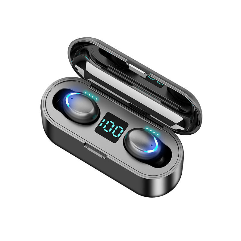 JMT-788170 Bluetooth Headset with Digital Display, 10m Range, Voice Control, Call Function, Music Support, Multi-Point Connection