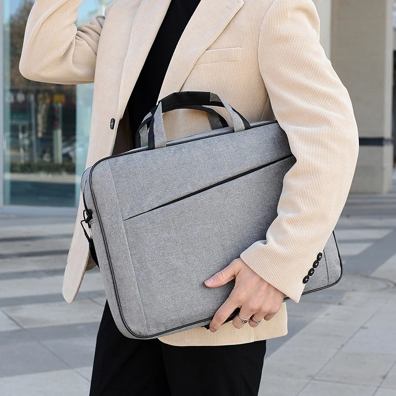 JMT-788490 15.6 Inch Waterproof Shockproof Laptop Sleeve Case for Business Travel and Protection