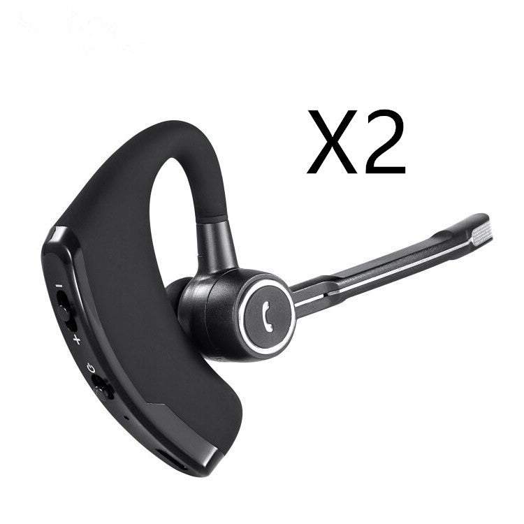 JMT-788490 Wireless Bluetooth Headset with Stereo Sound and Multi-Point Connection - Model 4.1, Hanging Ear Design, Black