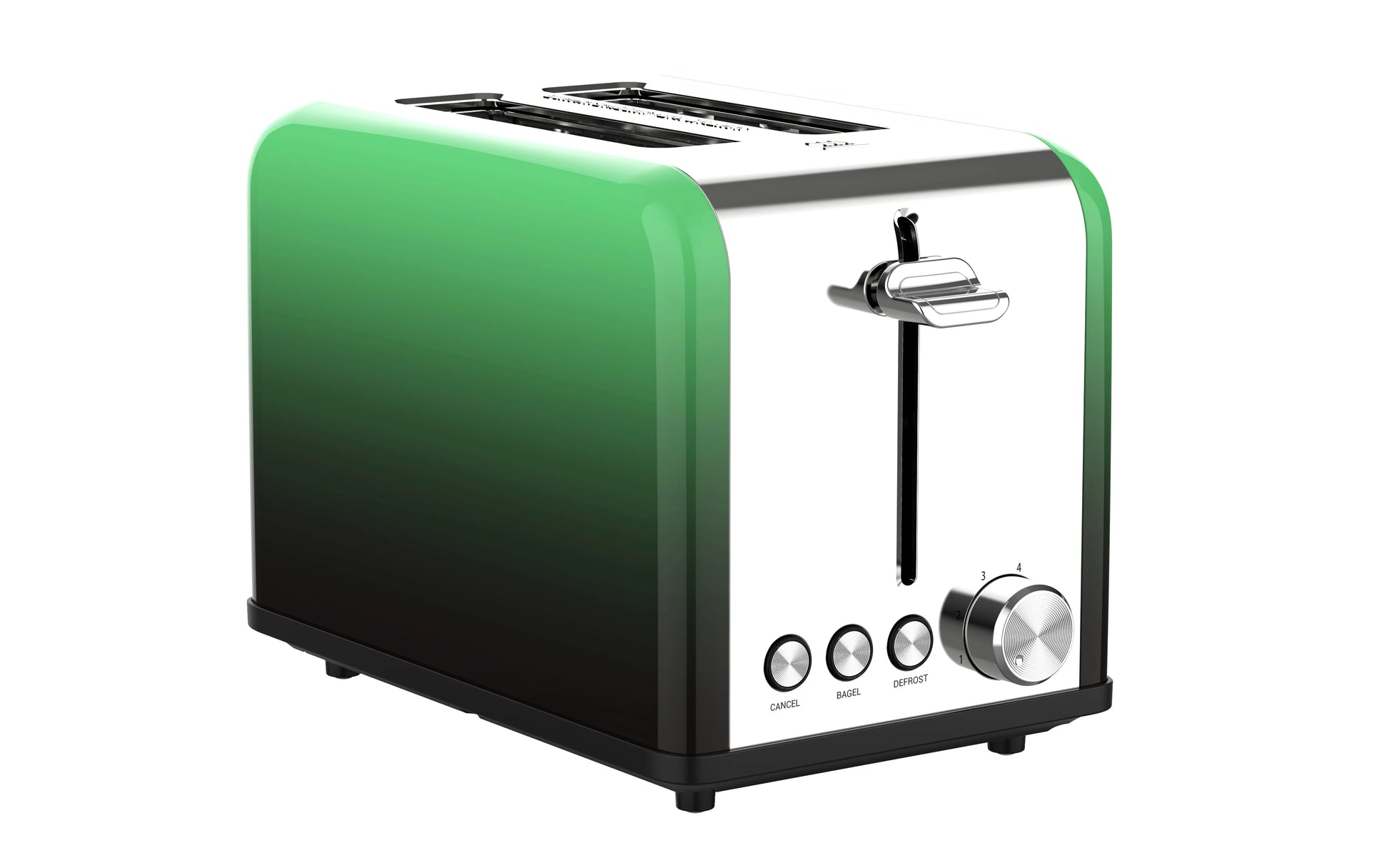 JMT-788490 Woodgrain Design 2-Slice Stainless Steel Electric Waffle and Bread Toaster with Grill
