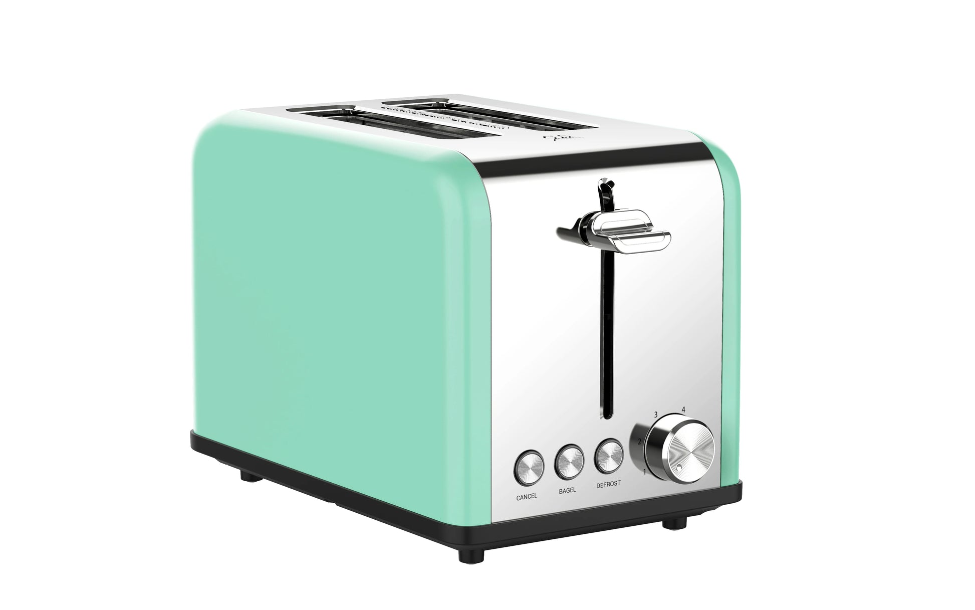 JMT-788490 Woodgrain Design 2-Slice Stainless Steel Electric Waffle and Bread Toaster with Grill