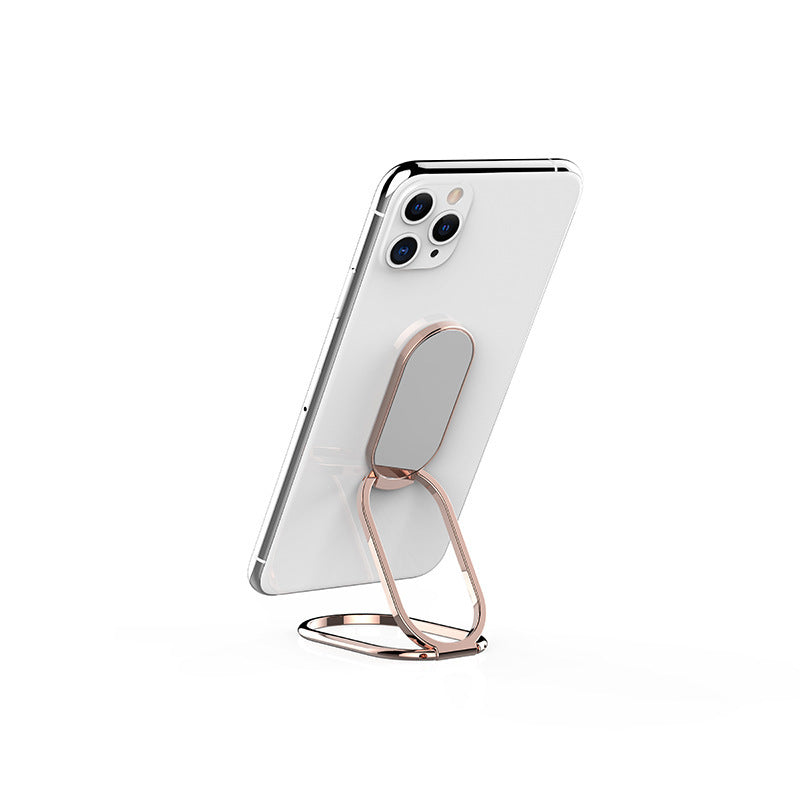 JMT-788682 Folding Magnetic Ring Phone Holder for Desktop – Metal and Aluminum Alloy in Rose Gold, Silver, and Black