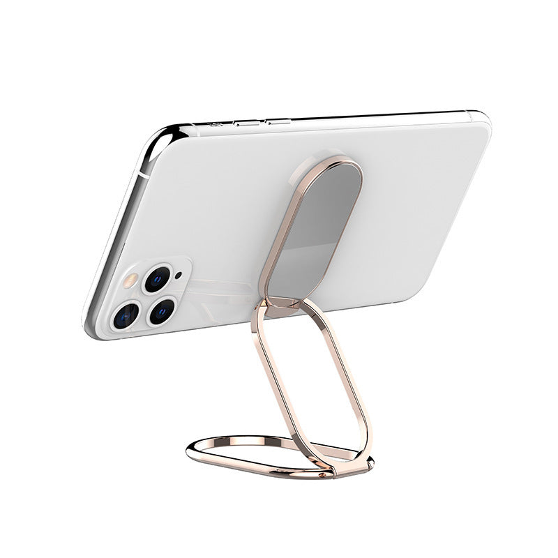 JMT-788682 Folding Magnetic Ring Phone Holder for Desktop – Metal and Aluminum Alloy in Rose Gold, Silver, and Black