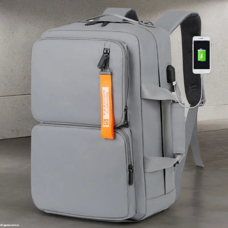 JMT-789002 Multi-Functional Waterproof Computer Backpack with USB Charging for Business, School, and Travel
