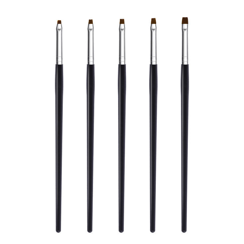 JMT-789130 Crystal Silica Gel Dot Drill Paint Pen Set - 15 Portable Brushes with Wooden Handles