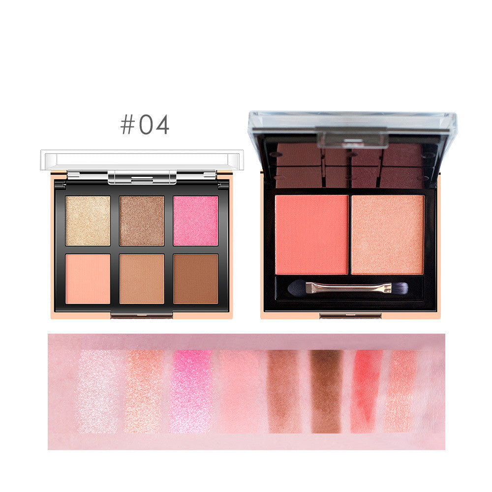 JMT-789258 O.TWO.O 8-Color Eyeshadow Palette for Even Skin Tone and Concealment