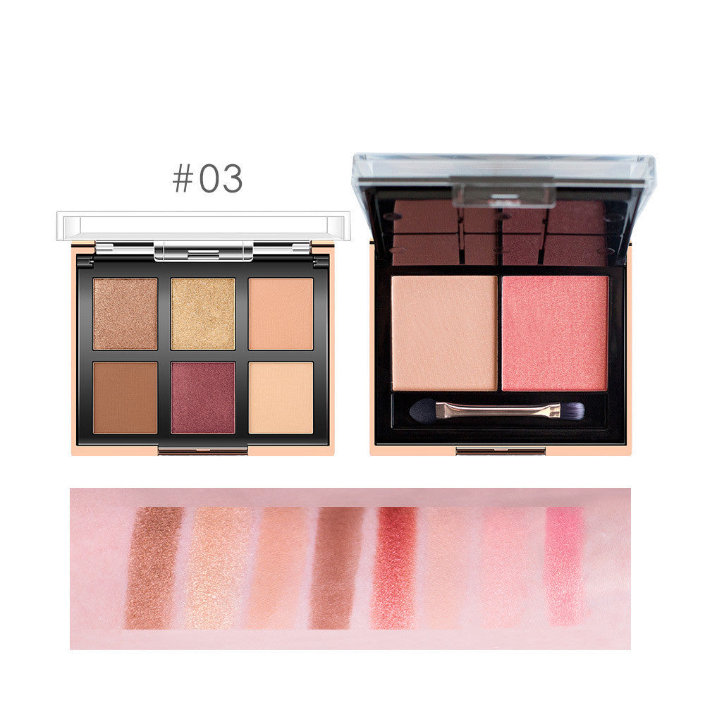 JMT-789258 O.TWO.O 8-Color Eyeshadow Palette for Even Skin Tone and Concealment