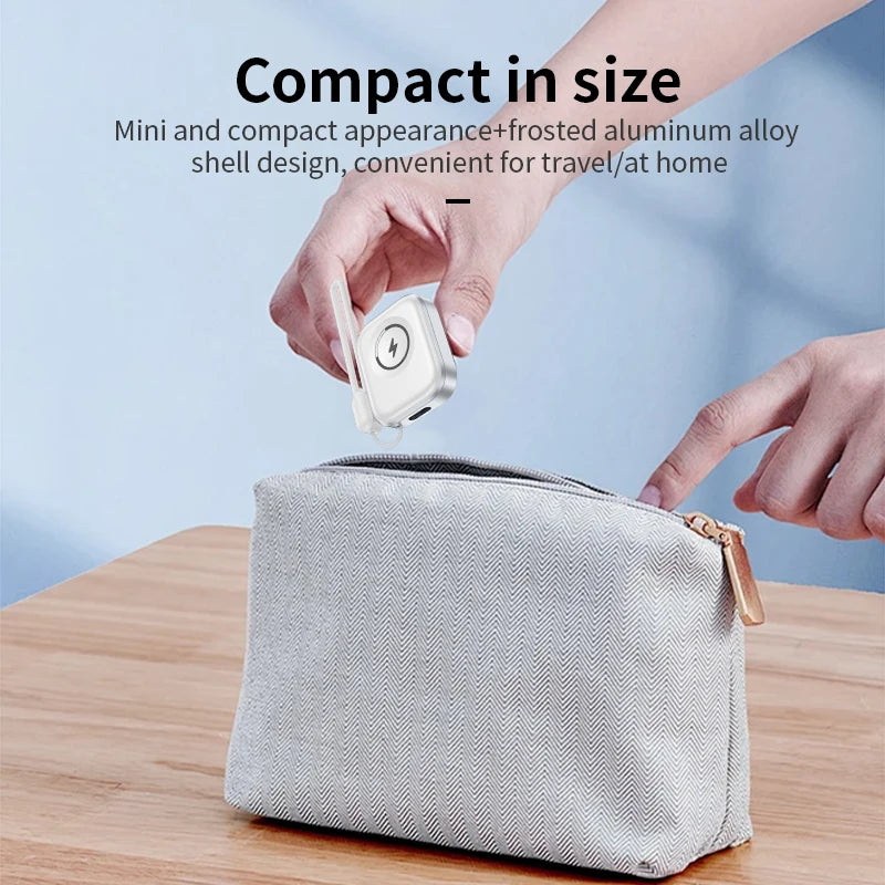 JMT-789642 Portable USB Wireless Magnetic Watch Charger for Smartwatches - 5W Fast Charging Compatibility