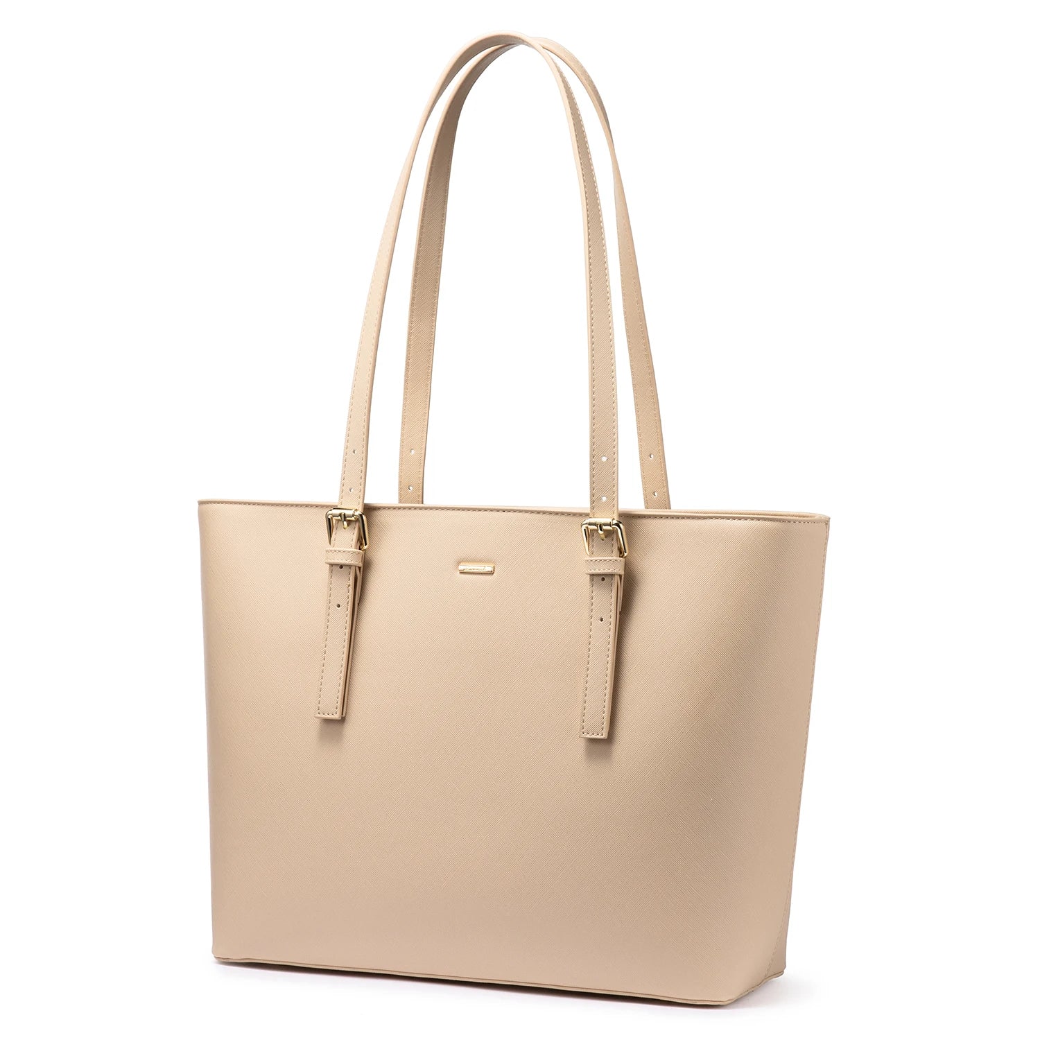 JMT-789642 Stylish PU Leather Handbag for 15.6 Inch Laptops - Elegant Women's Laptop Tote