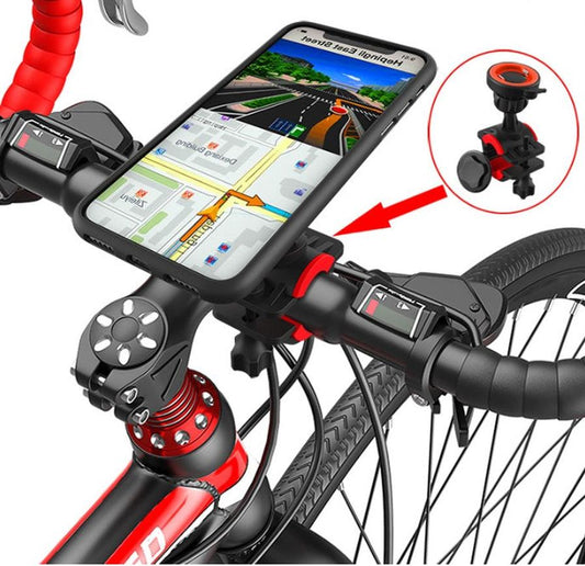 JMT-789834 Quick-Release Clip Navigation Bracket for Bicycles and Motorcycles - Lightweight, Easy Assembly