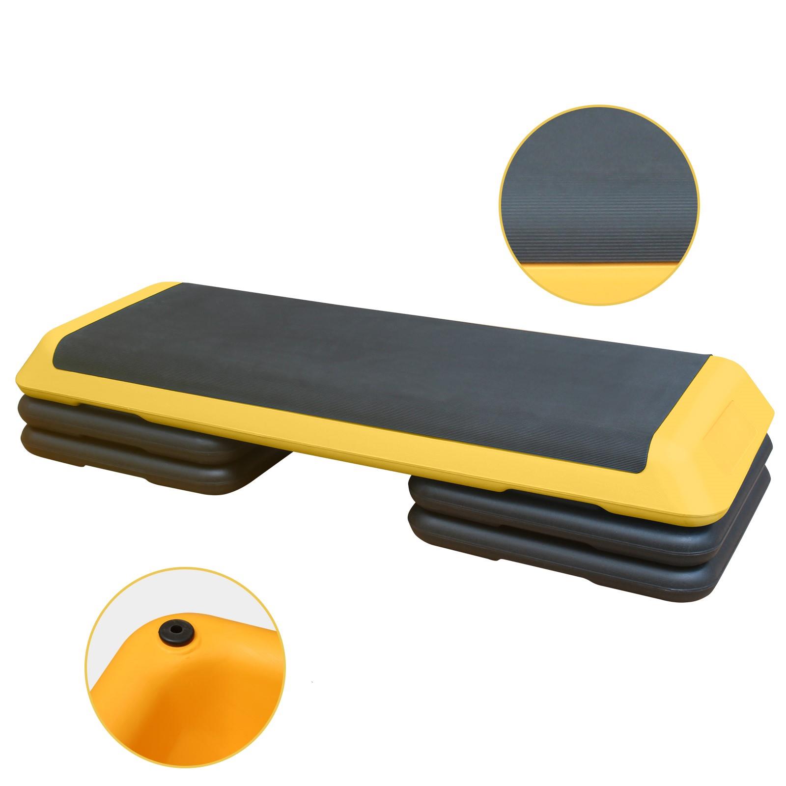 JMT-789898 Adjustable Aerobic Stepper with Four Height Options for Fitness Training and Exercise