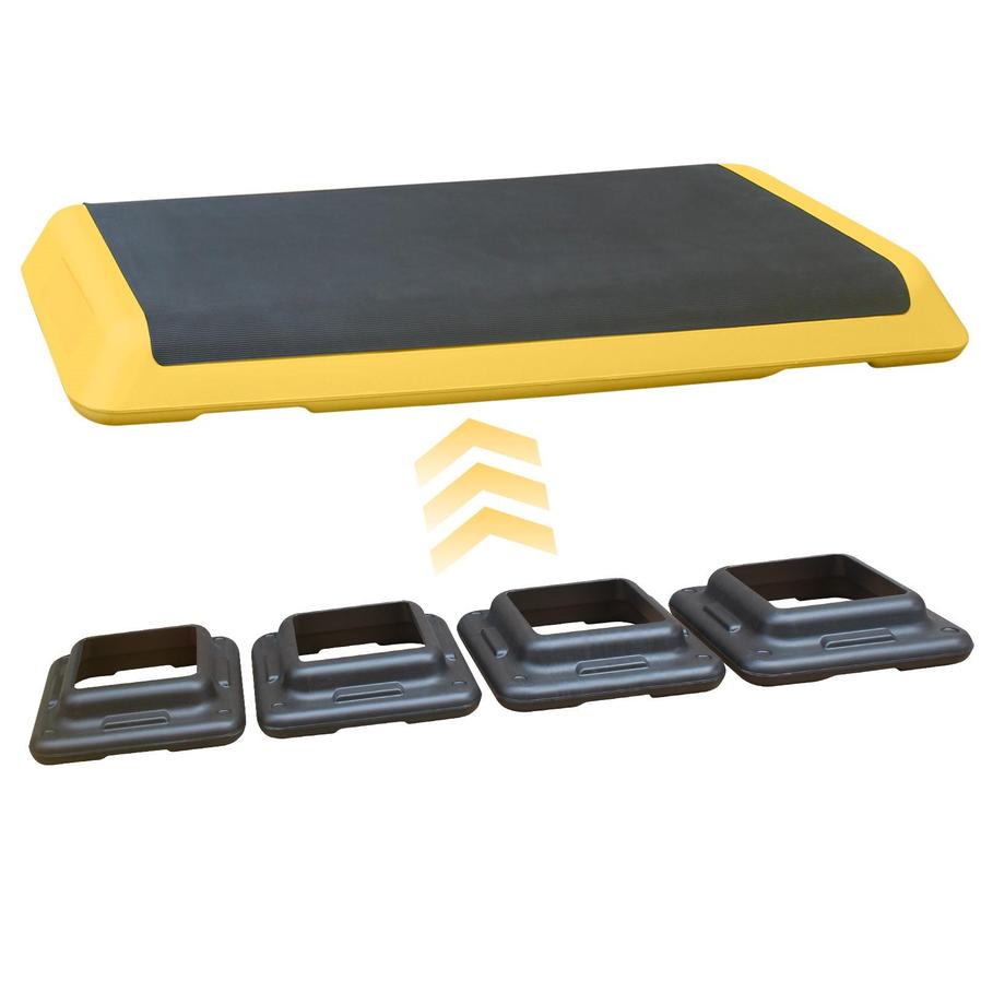 JMT-789898 Adjustable Aerobic Stepper with Four Height Options for Fitness Training and Exercise