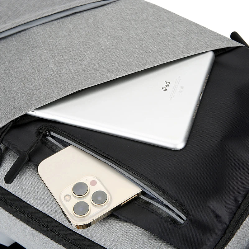 JMT-790154 Multi-Functional Waterproof Laptop Backpack with USB Charging Port