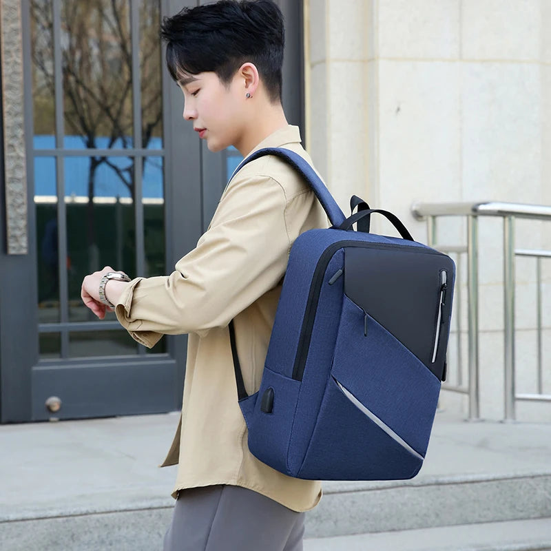 JMT-790154 Multi-Functional Waterproof Laptop Backpack with USB Charging Port