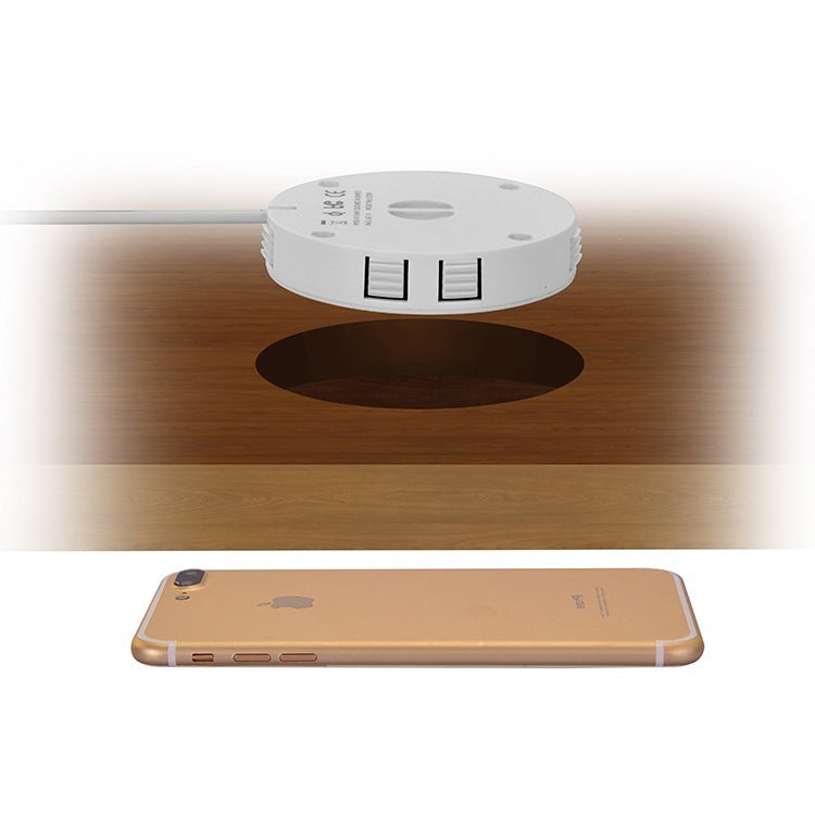 JMT-790154 Wireless Desktop Charger with Hidden Design, 10mm Charging Distance, 9V Output, USB Interface