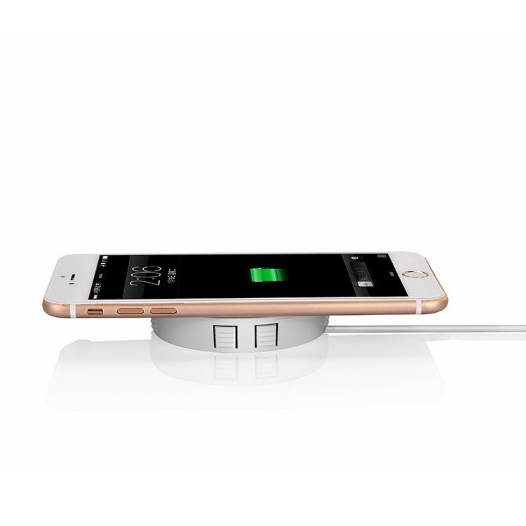 JMT-790154 Wireless Desktop Charger with Hidden Design, 10mm Charging Distance, 9V Output, USB Interface