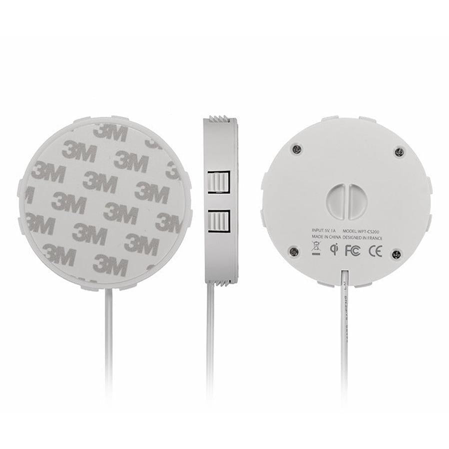 JMT-790154 Wireless Desktop Charger with Hidden Design, 10mm Charging Distance, 9V Output, USB Interface