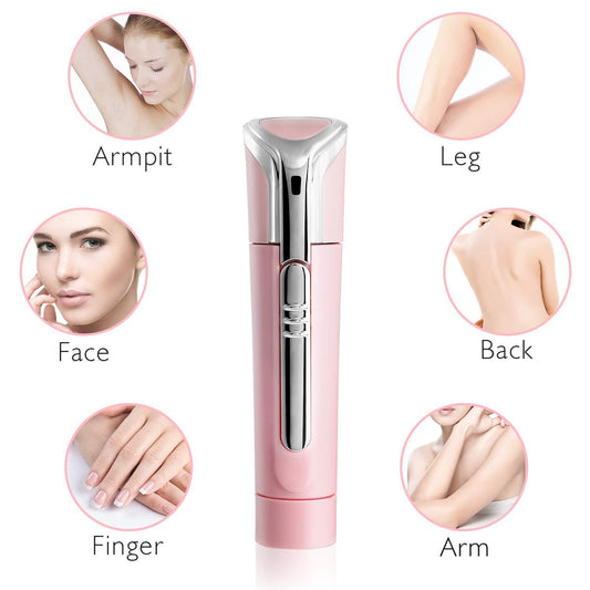 JMT-790218 Compact Pink Mini Shaver for Whole Body Shaving and Cleansing – Model XD-3002