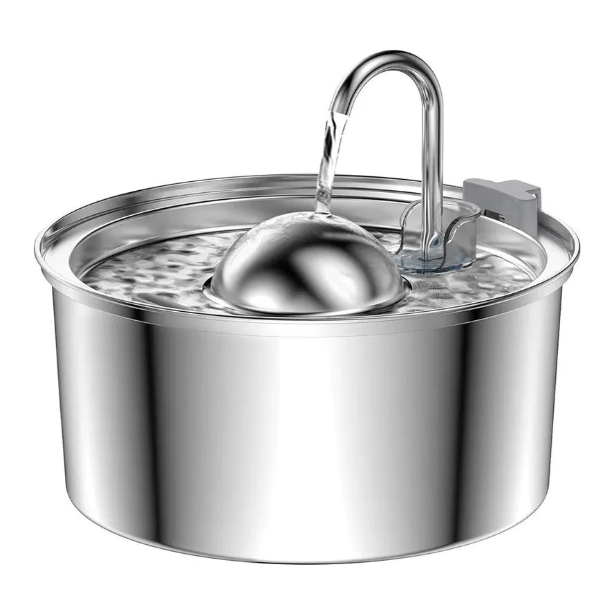 JMT-790346 Large Capacity Stainless Steel Outdoor Pet Water Fountain with Multi-Stage Filtration System
