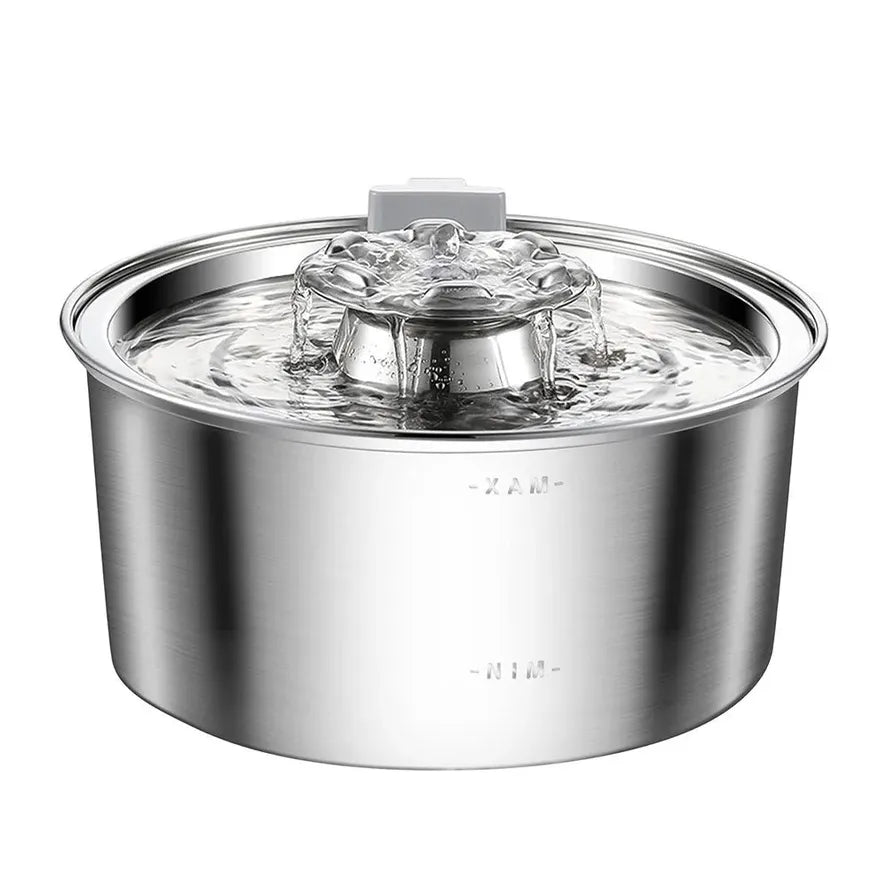 JMT-790346 Large Capacity Stainless Steel Outdoor Pet Water Fountain with Multi-Stage Filtration System